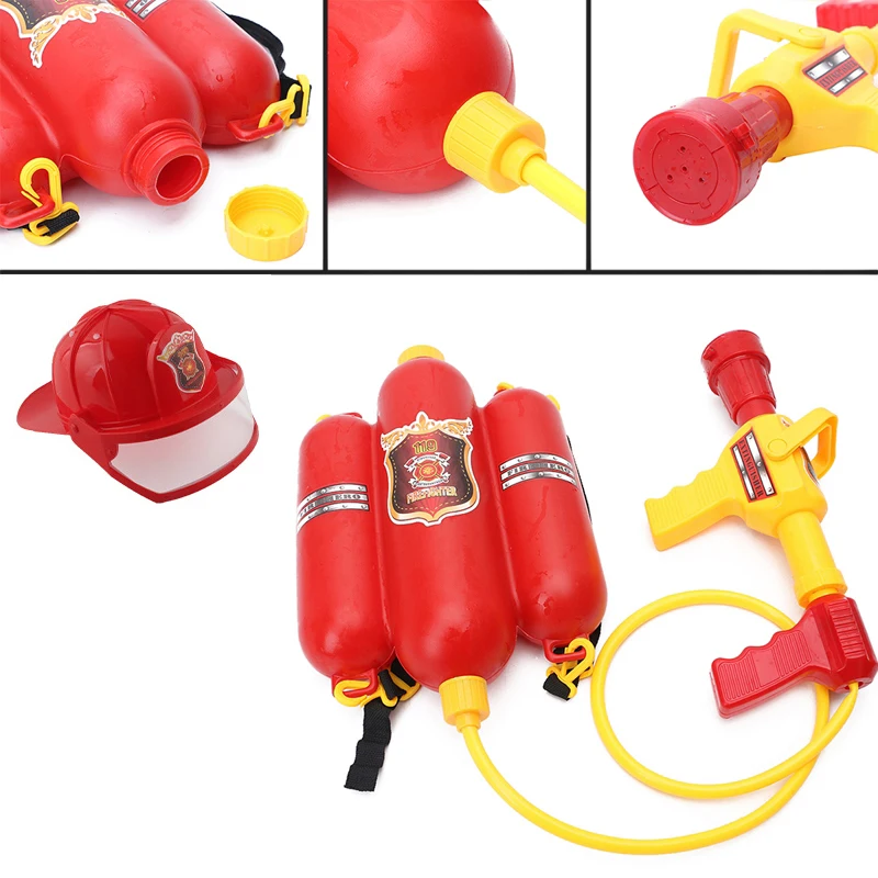 ORFOFE Pistola De Água De Mochila De Fogo Esguicho De Água Brinquedos De  Bombeiro Para Crianças 3-5 Pulverizador De Água De Bombeiro Água 2 Plástico  Brinquedo De Água Alta Pressão Filho