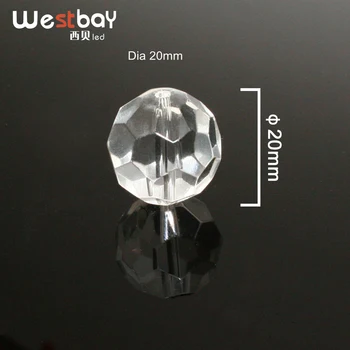 

Free Shipping 200pcs/lot 20mm Ball Crystal Ends Optic Fiber Crystal Ending Chandelier Crystal Brand New Easy Install