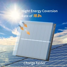 1 Вт/4 в солнечное зарядное устройство для 1,2 в AA перезаряжаемая батарея поликристаллическая эпоксидная солнечная панель портативное солнечное зарядное устройство
