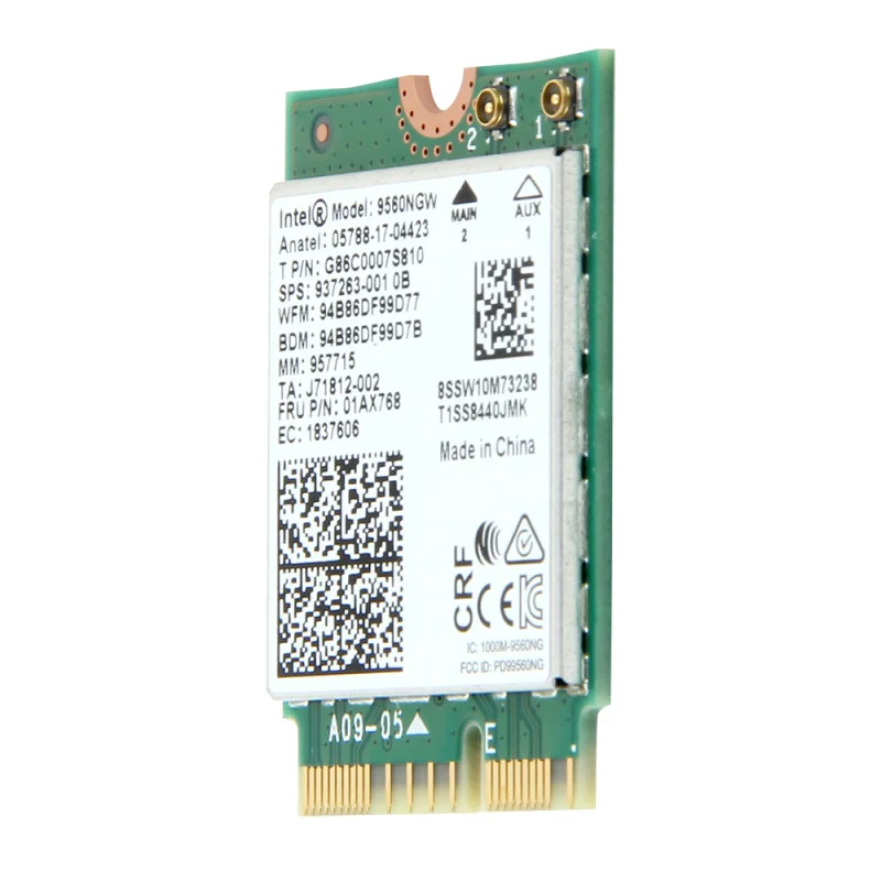 Intel 9560 2 Băng Tần 2.4G/5GHz Không Dây Bluetooth 5.0 802.11ac M.2 Cnvi Intel 9560ngw Wi-Fi wifi adapter for laptop