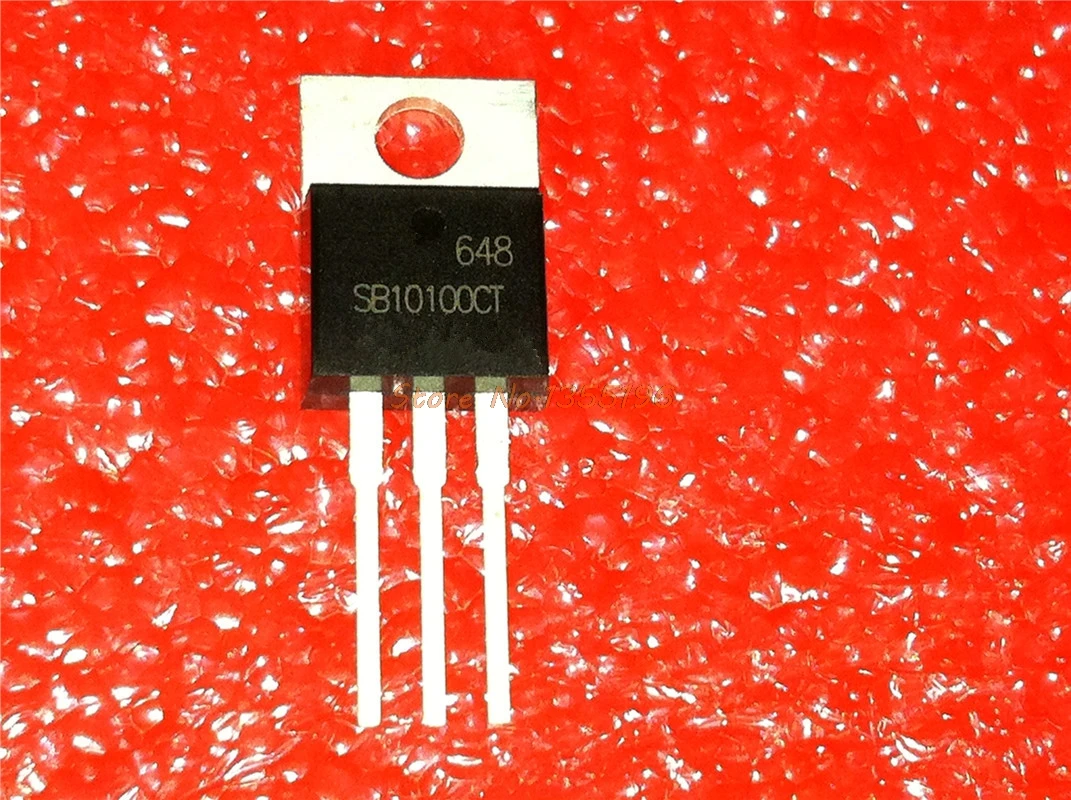 

10pcs/lot SB10100 TO220 10A 100V SCHOTTKY SB10100CT TO-220 BARRIER RECTIFIER 3PIN