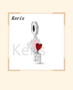 

100% 925 silver sterling 2019 shiny new mother's day hanging charm frizzy love free package