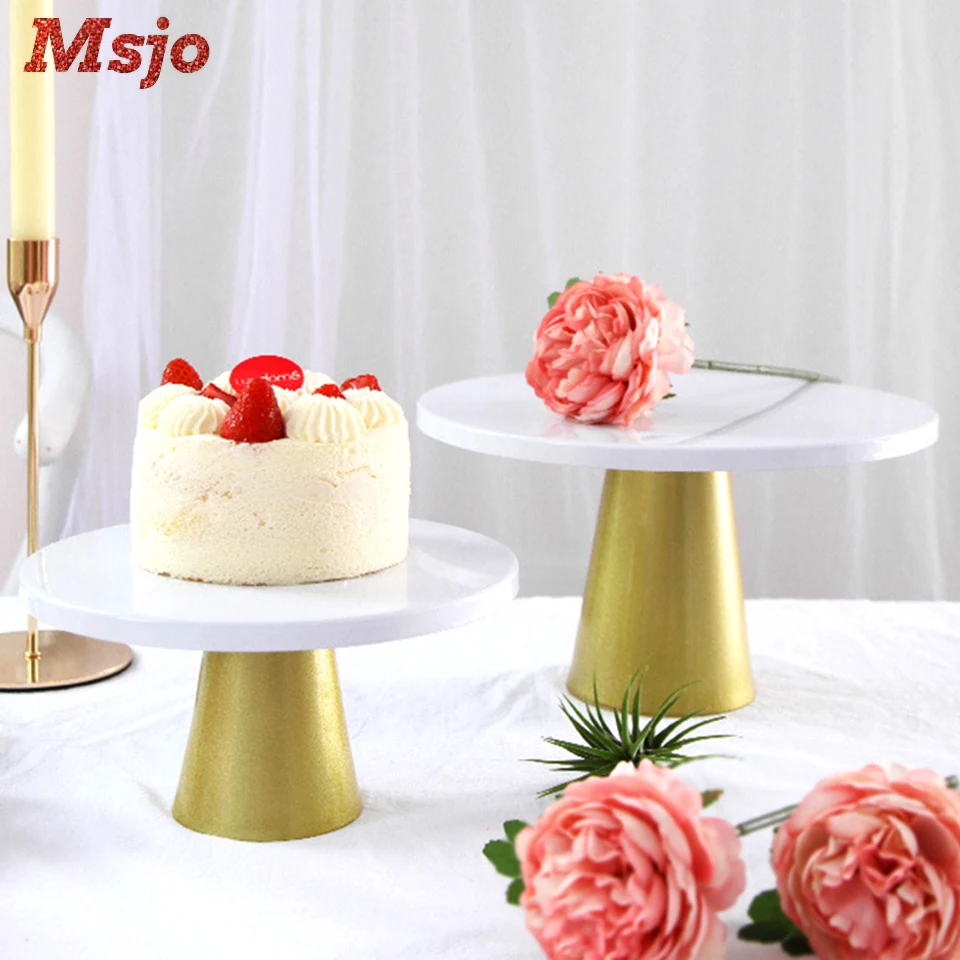 Msjo Cupcake Stand Metal Golden Dessert Table Christmas Wedding Birthday Party Decoration Cake Pastry Fruit Display Tray | Дом и сад