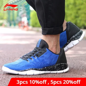 

Li-Ning Men's FLEX RUN Training Shoes Light Weight Breathable Sneakers LiNing li ning Comfort Sport Shoes ARKM021 XYP546