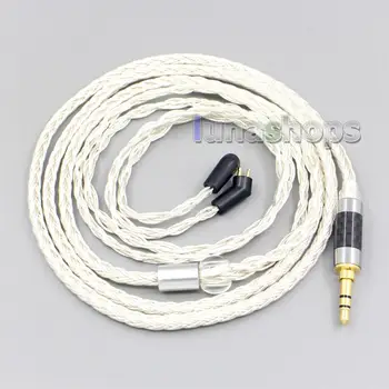 

LN007239 16 Core OCC Silver Plated Earphone Cable For Etymotic ER4B ER4PT ER4S ER6I ER4 2pin