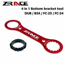ZRACE-Herramienta de llave de soporte inferior 4 en 1, Compatible con DUB, SHIMANO BSA / FC-25 / FC-24, CNC AL7075, herramientas de DUB-BSA