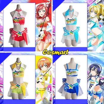 

Collection!Anime Lovelive!! Arcade Game 6 Awaken All Members 9 figure Cosplay Costume Customed Lolita Dress Free