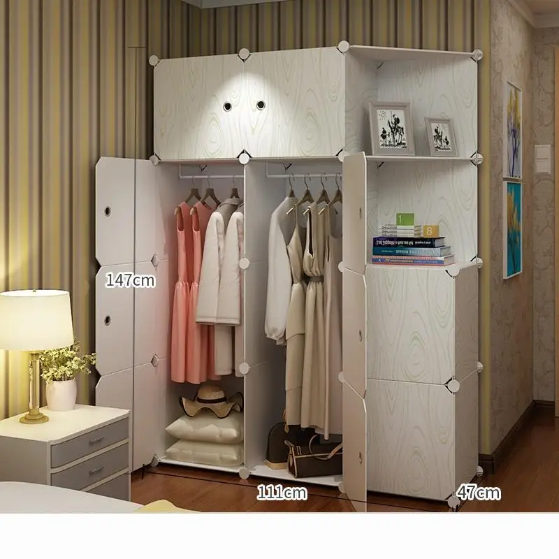 Armadio Guardaroba Armario Tela Ropero Mobile Placard Rangement мебель для спальни шкаф Mueble De Dormitorio шкаф - Цвет: MODEL D