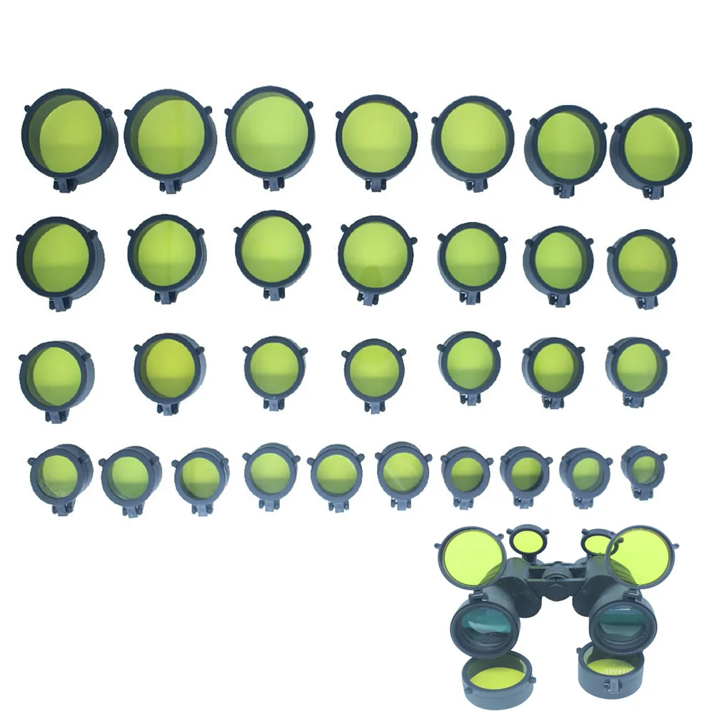 

30-69MM Scope Sight Cover Tactical Flip Up Quick Spring Lens Covers Airsoft Dustproof Protection Cap Hunting Accessories