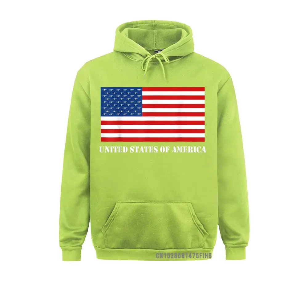 USA Patriotic American Flag Hoodie Sweatshirt Red White Blue