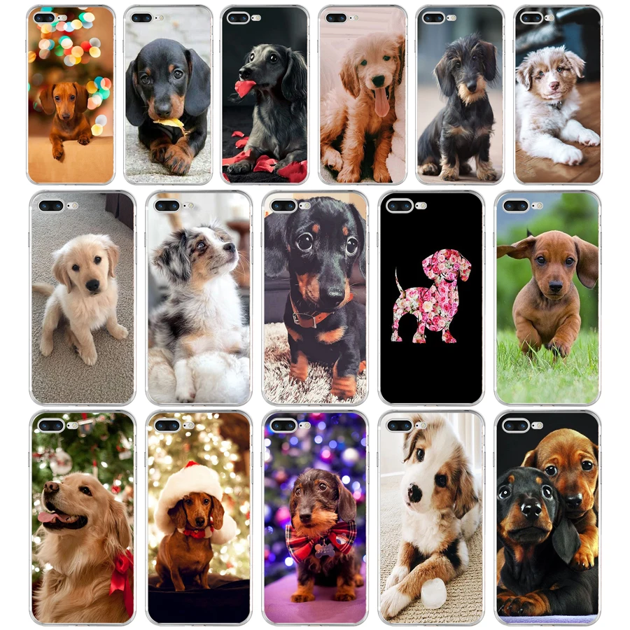108Fg Bassotto Teckel Dackel Dog Custodia Morbida In Silicone Tpu Per Apple Iphone5 5S Se 6 6S 7 8 Plus X Xr Xs Max