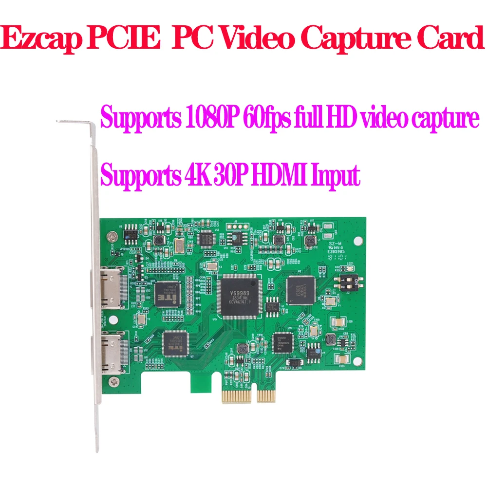 

EZCAP 294 1080P HD PC Video Capture Card Supports 4K input OBS Live Broadcast Webcast for Windows Xbox PS4 Game Recorder game