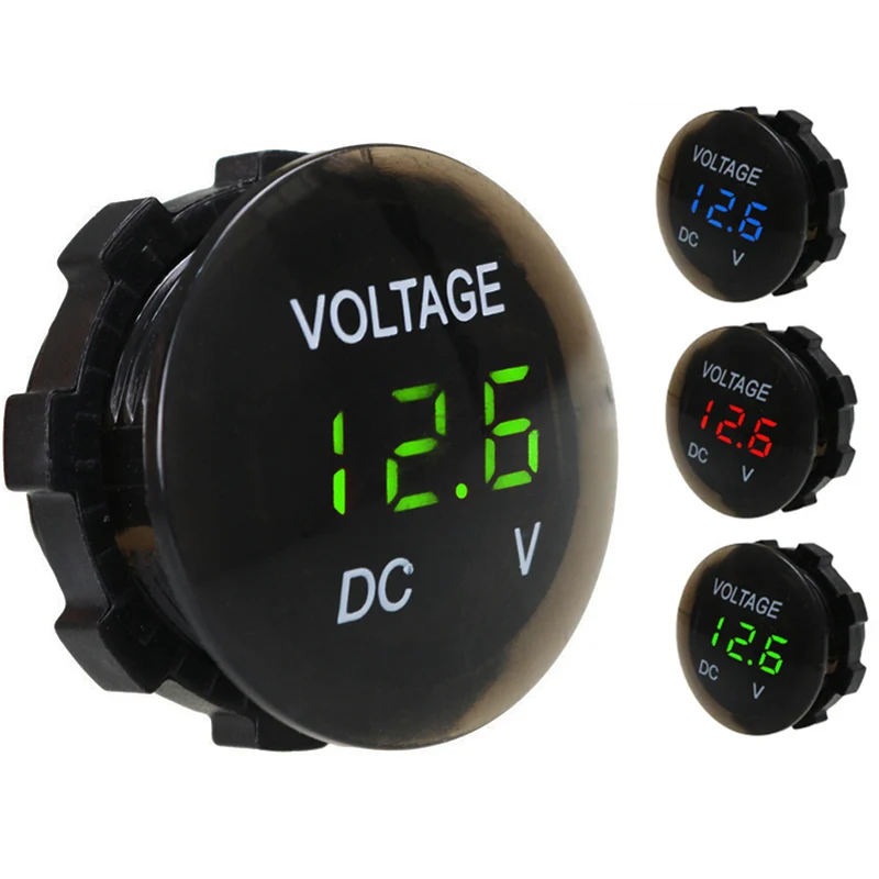 DC 12 V-24 V цифровой светодиодный Дисплей Панель вольтметр Напряжение метр тестер для авто мотоцикла лодка аксессуары тележки