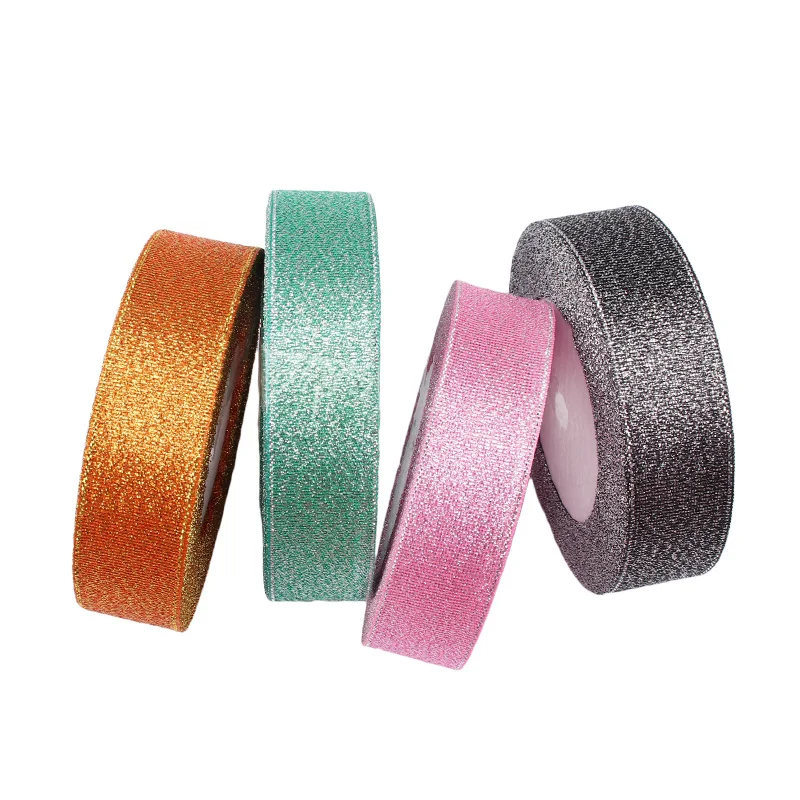 6/10/15/20/25/40mm Glitter Organza Ribbon 22 Meters For Bow Hair Party Wedding Christmas Decoration DIY Gift Wrapping ribbon decoration ribbon supplies christmas ribbon organza ribbon wrapping ribbon