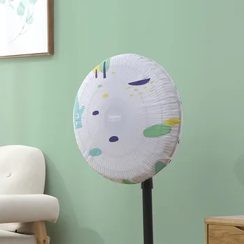 

Wholesale 100PCS Printed Geometric Round Fan Protective Cover Floor Fan Safety Protection Waterproof And Dustproof Cover F0006