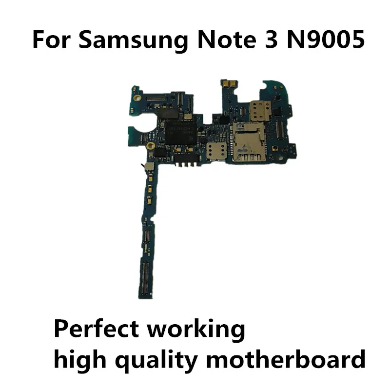 Используется оригинальная материнская плата для Samsung Note 3 N9005 разблокированная материнская плата, логическая плата протестированная пластина