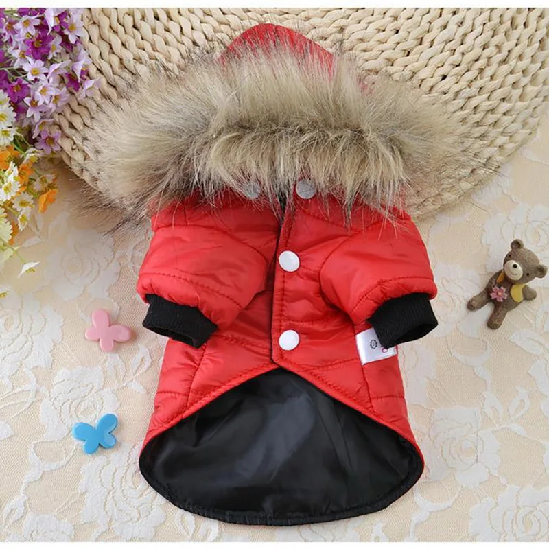 Одежда для чихуахуа, мягкая меховая куртка с капюшоном для щенка, одежда для чихуахуа, маленький большой автоматический поводок для собак, зимнее теплое пальто для маленьких собак