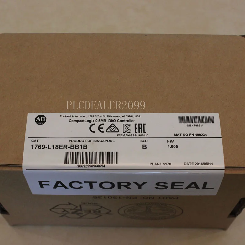 1 шт. 1769-L18ER-BB1B CompactLogix 0,5 МБ DI/O контроллер