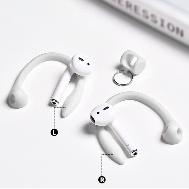 Silicone Earphone Ear Hooks For AirPods Accessories Case Wireless Earphone Protector Earhooks Sports Anti-lost Ear Hook