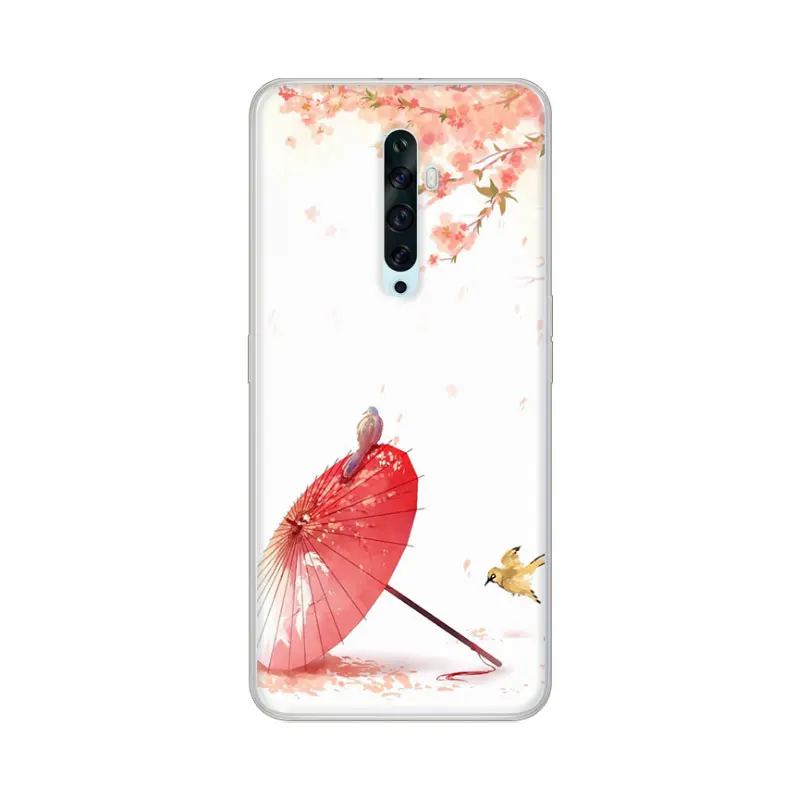 Силиконовый чехол Для OPPO Reno 2Z Чехол Силиконовый ТПУ Мягкий Чехол для Телефона OPPO Reno 2Z чехол с изображением волка и цветка для OPPO Reno2 Z Reno2Z 2 Z чехлы - Цвет: 6