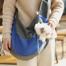 Путешествие, домашнее животное переноска кошка сумка через плечо перевязь сетка Удобная дорожная сумка кошка собака сумка рюкзак S L