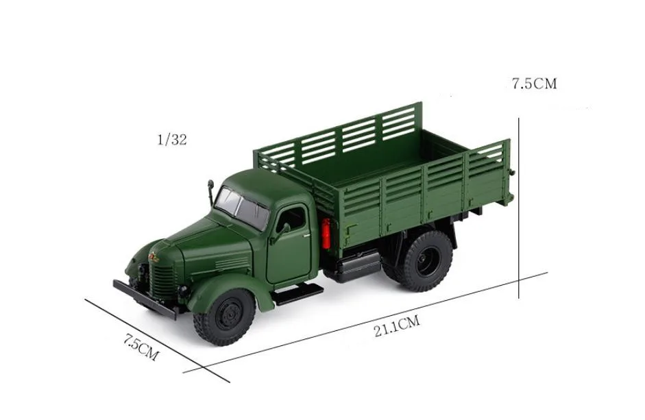 1:32 высокое качество CA10 сплав военный Транспорт модель автомобиля, Моделирование звука и свет модель автомобиля, коллекция мебели игрушки