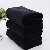 microfiber bath towel-soft and lightweight face towel, odorless bath, spa, gym towel (black) 1