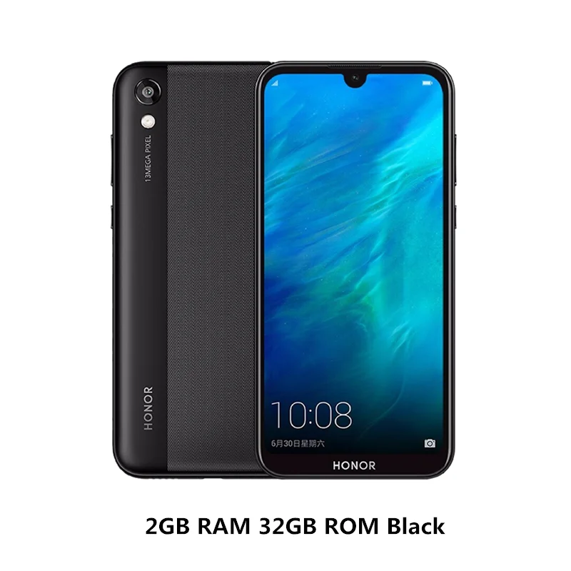 HONOR 8 play HONOR Play 8 четырехъядерный процессор MT6761, 2 Гб ОЗУ, 32 Гб ПЗУ, мобильный телефон, 5,71 дюймов, ips, полный экран, Android 9, разблокировка лица, мобильные телефоны - Цвет: 2GB 32GB Black