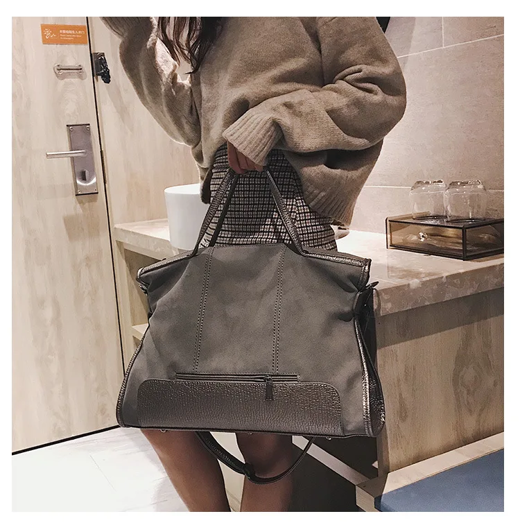 Новая модная матовая простая сумка, индивидуальная ретро-сумка, Повседневная Женская Большая вместительная сумка-мессенджер