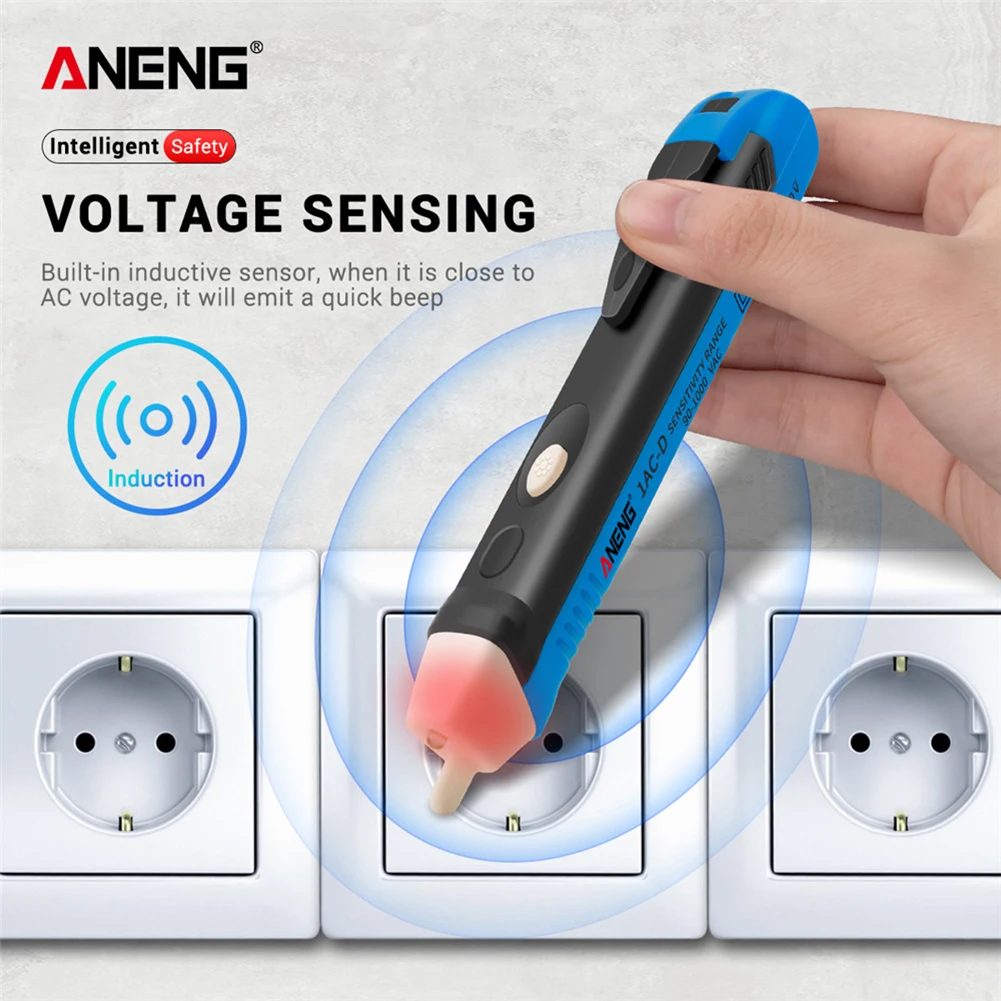 AC110V 220V Test Pencil 1AC-D Non-contact Pen Electric Indicator 90-1000V Voltmeter Voltage Probe Volt Meter Power Detector | Инструменты