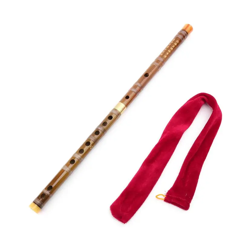 Профессиональные бамбуковые флейты китайские деревянные C D E F G ключ поперечная флейта DiZi - Цвет: Key G  47cm