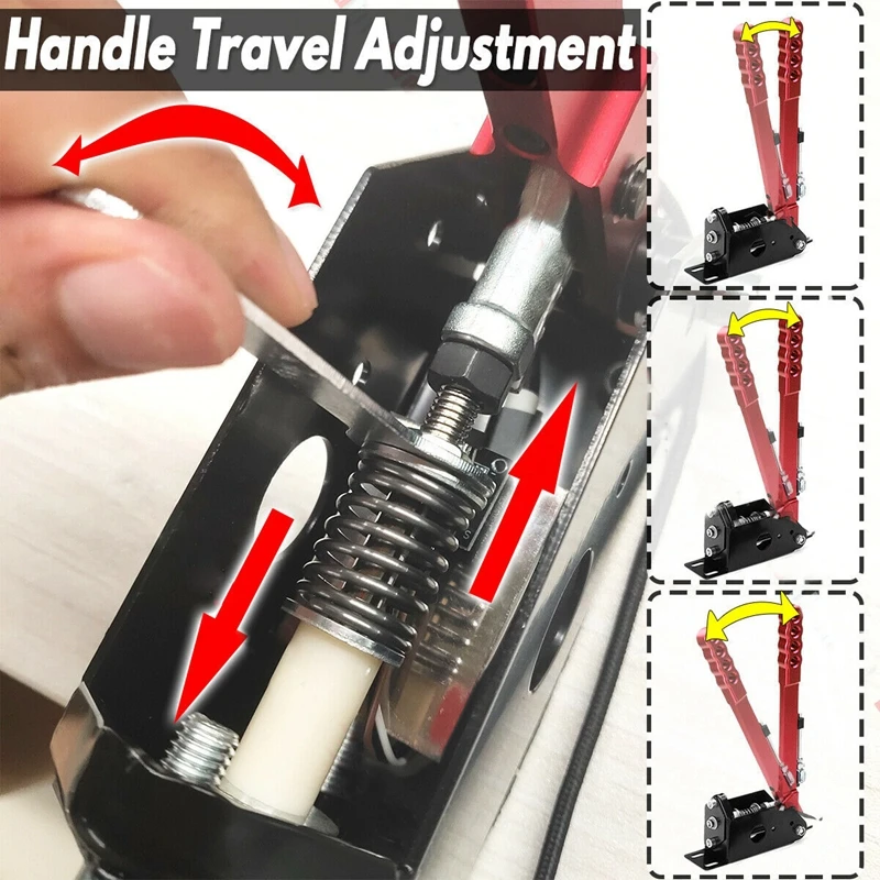 JQSKUNP 14 Bit SIM Handbrake Clamp USB For Logitech Racing Games G25/G29/T300/T500 FANATECOSW For LFS DIRT Hand Brake Fixture