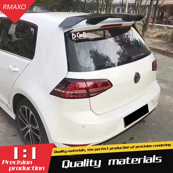 

For Golf 7 MK7 Golf Spoiler 2014-2018 ac ABS Material Car Rear Wing Primer Color Rear Spoiler For Volkswagen Golf 7.5 Spoiler