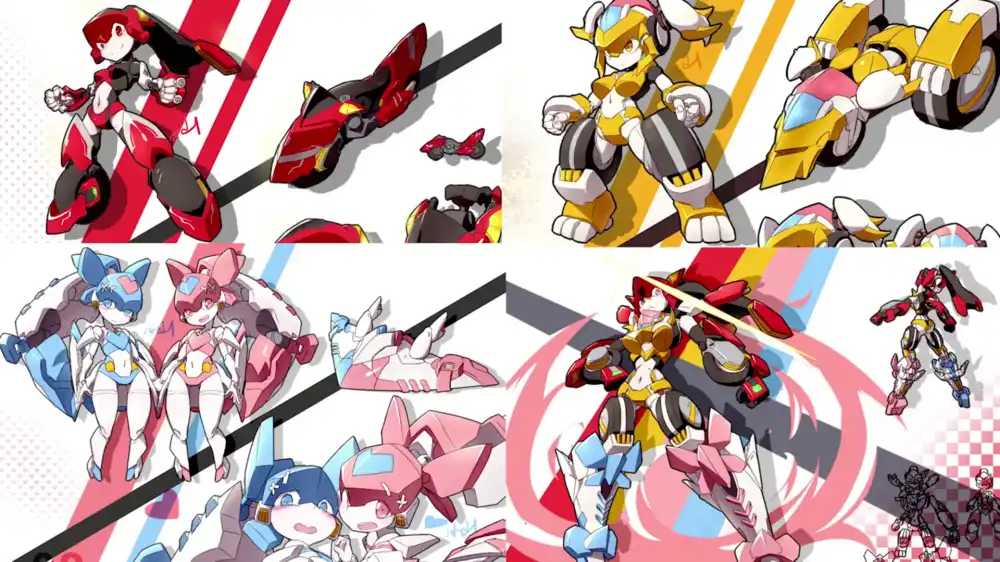 Pre Order Action Figure Robot Big Firebird Magic Henshin Girls Xx 03 04 Twins Of Two Wings Gemini Wings Combiner Gift Toy Model Aliexpress