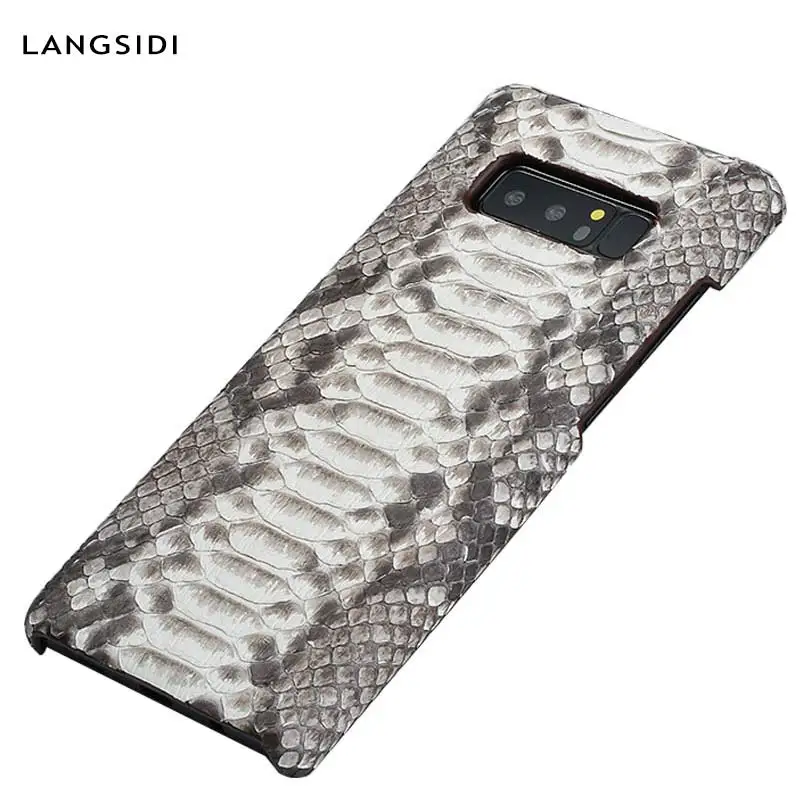 

Snakeskins Genuine Leather Case for Samsung Galaxy S10 S9 S7 S8 Plus Note 10 Plus Python Cover For a50 a70 A30 A10 A9 a8 a7 2018