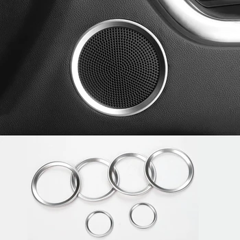 

For Land Rover Discovery Sport 2016 2017 2018 ABS Matte Door Audio Speaker Decorative Circle Ring Frame Covers Trim Accessories