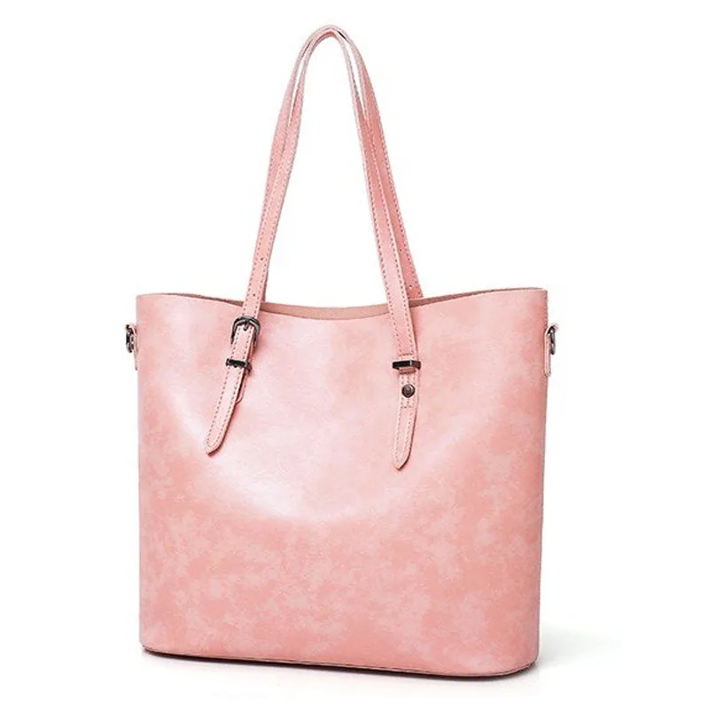 Crossbody Bags for Women Bag Shoulder Leather 3 Pieces Set Solid Soft Handbag Tote Bag Bolsa