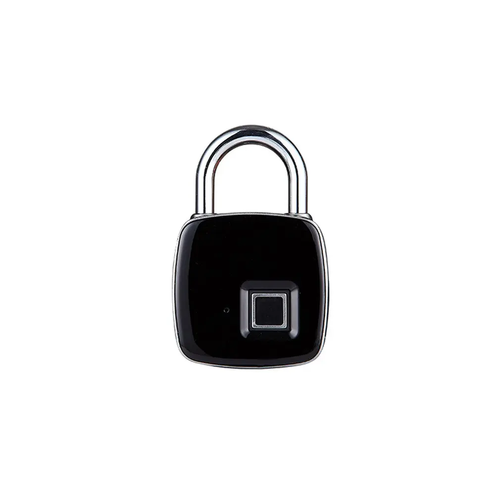 

USB Rechargeable Smart Luggage Case Lock Keyless Fingerprint Lock IP65 Waterproof Anti-Theft Security Padlock Door