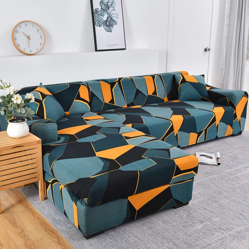 Sofa Hoes voor 1, 2, 3, 4 Zitsbank Velvet Hoekbank Hoes L-vormige Stretch Bankhoezen Sofa Hoes Meubelbescherming voor Huisdieren (Color : 17, Size : 230-300CM