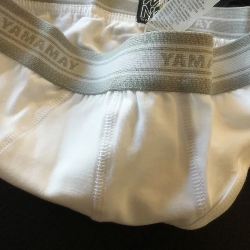 Новое поступление Yamamay Мужское нижнее белье с низкой посадкой хлопок спандекс Белый/Черный NWT