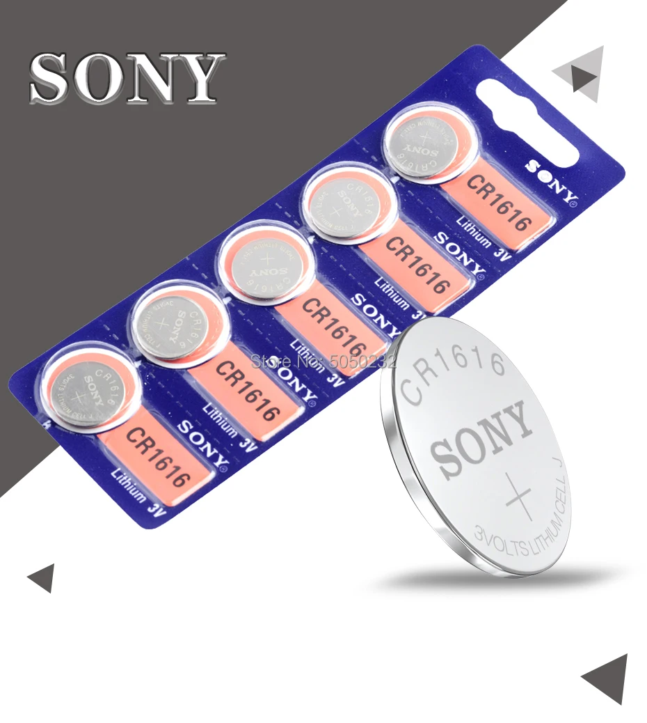 Sony 500 шт. cr1616 3v батарея таблеточного типа батарея DL1616 BR1616 ECR1616 5021LC L11 L28 KCR1616 для мобильного часо-компьютер