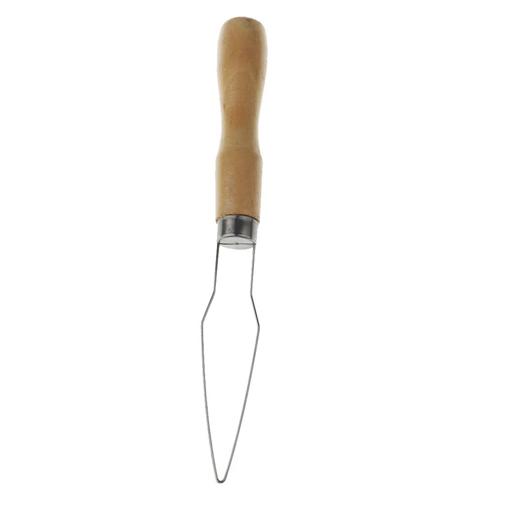 Wooden Handle 1.7cm Wire Needle Threader Stitch Insertion Tool Sewing Craft