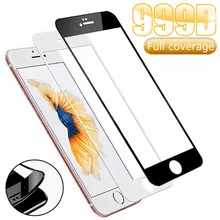 Protector de vidrio templado 999D para pantalla de móvil, película protectora de vidrio para iPhone 7, 8, 6, 6S Plus SE 2020, X, XS, 11 Pro, Xs, Max, XR