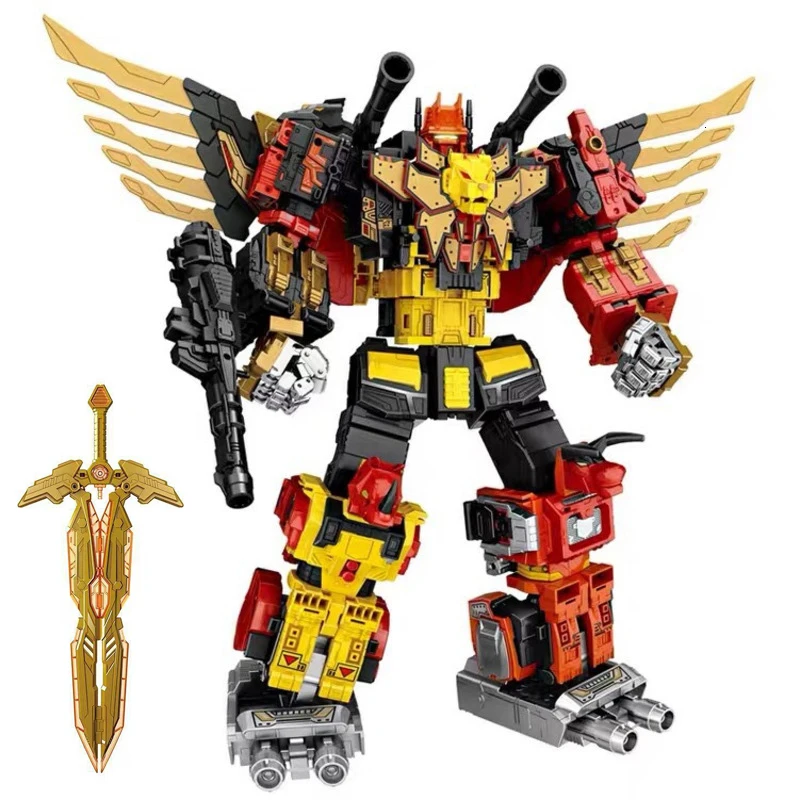 WEIJIANG 5 в 1 Predaking Divebomb Rampage Headstrong G1 комбинированные трансформеры экшн фигурки