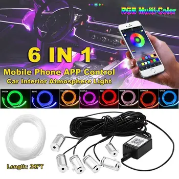 

LED Strips with Wireless remote control atmosphere Ambient Light decoration lamp for Car Interior Atmosphere Light
