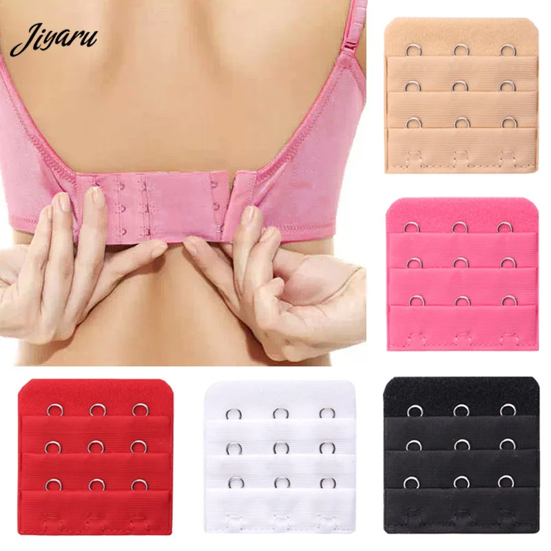 3 Hooks Bras Extenders Strap Women Cotton Underwear Hook Ajustable Belt