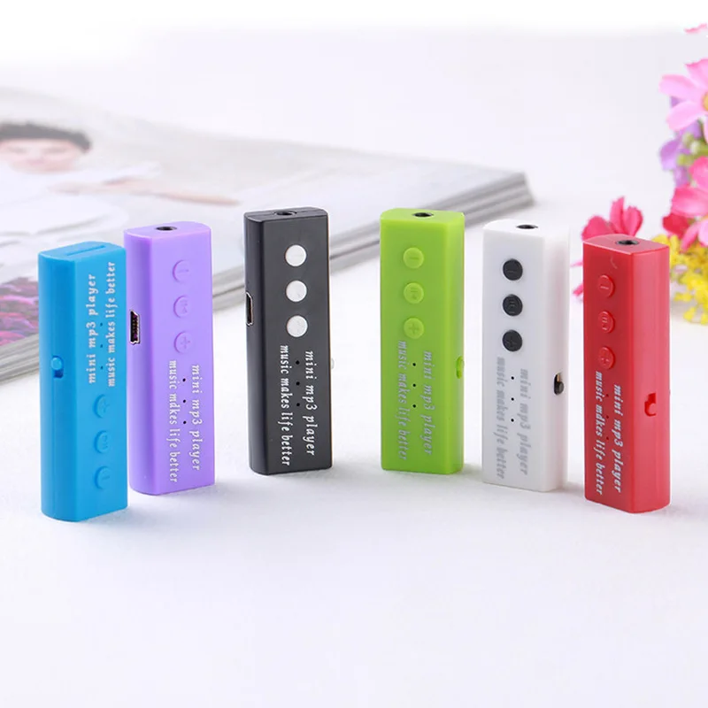 Mini reproductor de música Mp3 Digital con Clip USB, reproductor de música Mp3 deportivo, compatible con tarjeta SD TF de 16GB, GD, Ideal para regalos, 1 Uds.