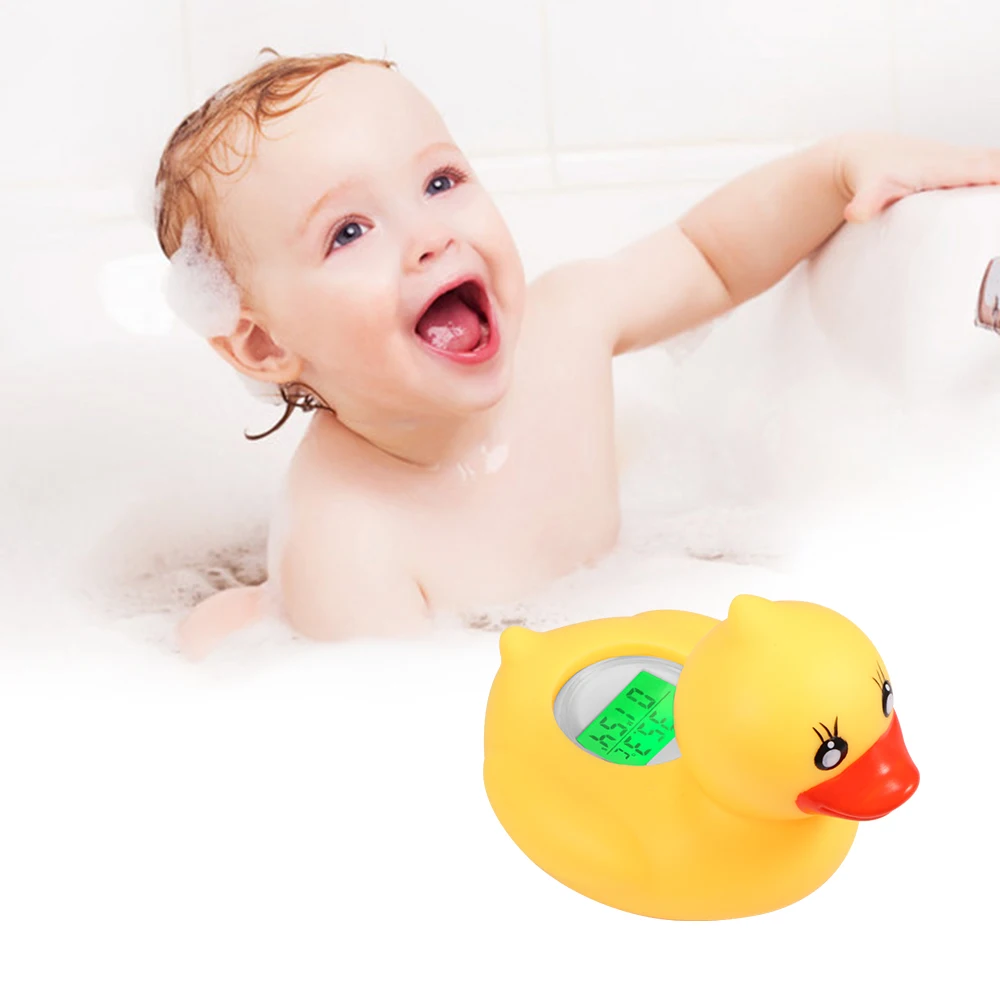 baby bath temperature duck