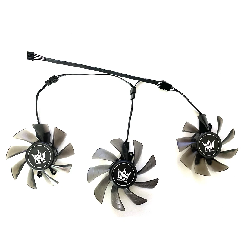 NEW 3PCS 75MM 85MM HOF GTX970 GPU Fan For GALAXY GEFORCE GTX 970 GTX 980 TI HOF Graphics 4PIN FY09015L12LPA  GA91S2U