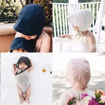 

Baby Kids Hat Sunscreen Sunshade Child Cap Photography Prop Accessories Retro Elegant Suitable For boys girls